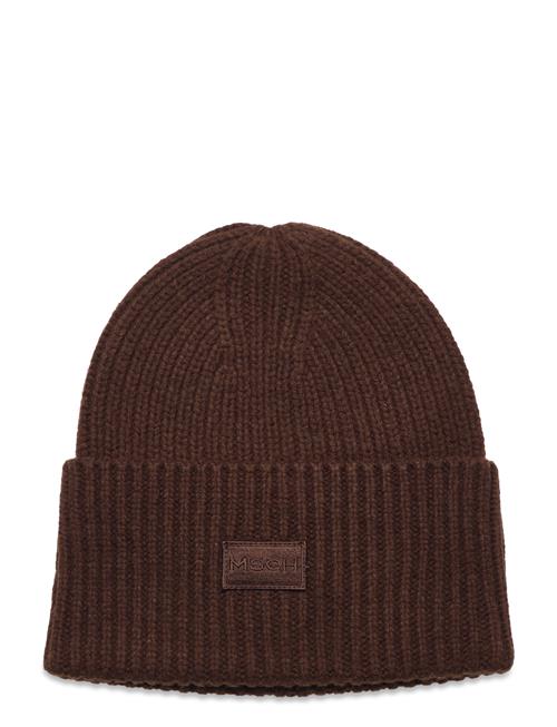 MSCH Copenhagen Mschkara Logo Beanie MSCH Copenhagen Brown