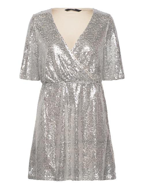 Vmkaje 2/4 Short Dress Jrs Vero Moda Silver