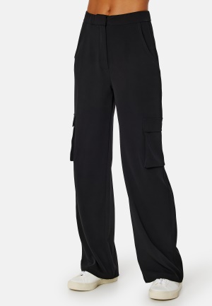 BUBBLEROOM Zandra Cargo Pants Black 34