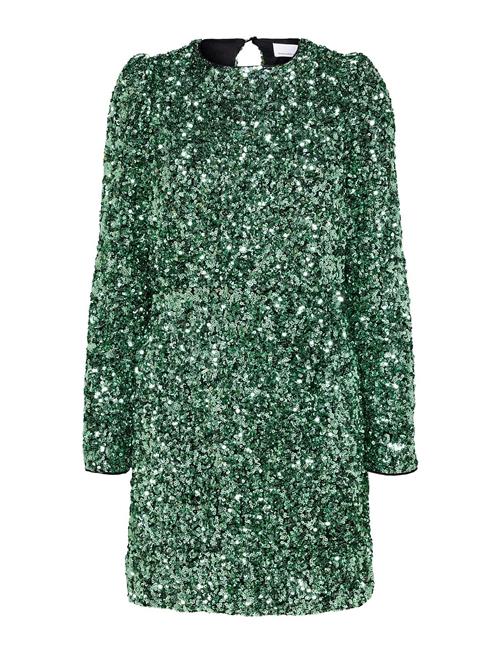 Selected Femme Slfcolyn Ls Short Sequins Dress B Selected Femme Green