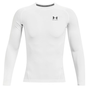 Under Armour HeatGear LS Compression Shirt Hvid X-Large Herre