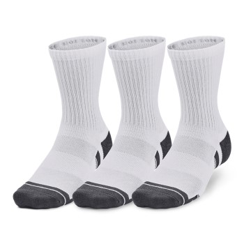 Under Armour Strømper 3P Performance Cotton Mid Socks Hvid Medium