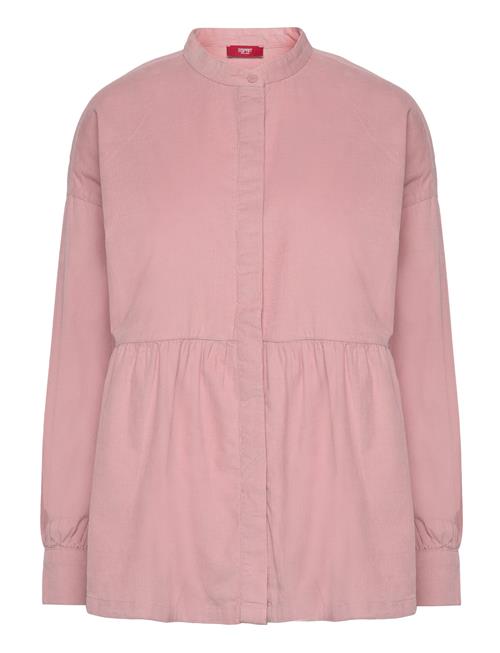 Esprit Casual Women Blouses Woven Long Sleeve Esprit Casual Pink