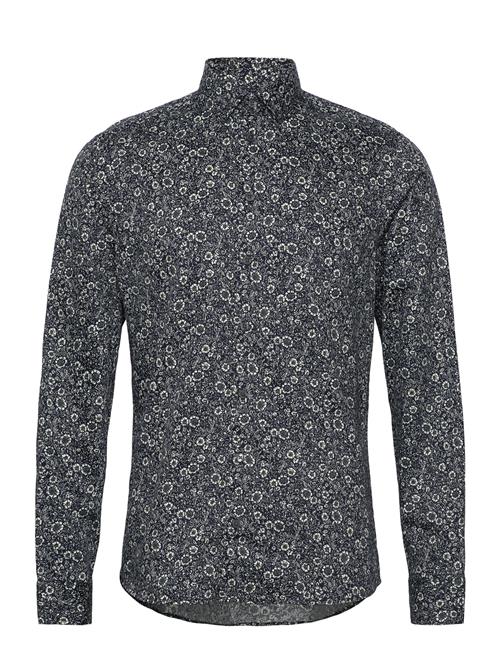 Casual Friday Cfanton Ls Aop Flower Shirt Casual Friday Navy