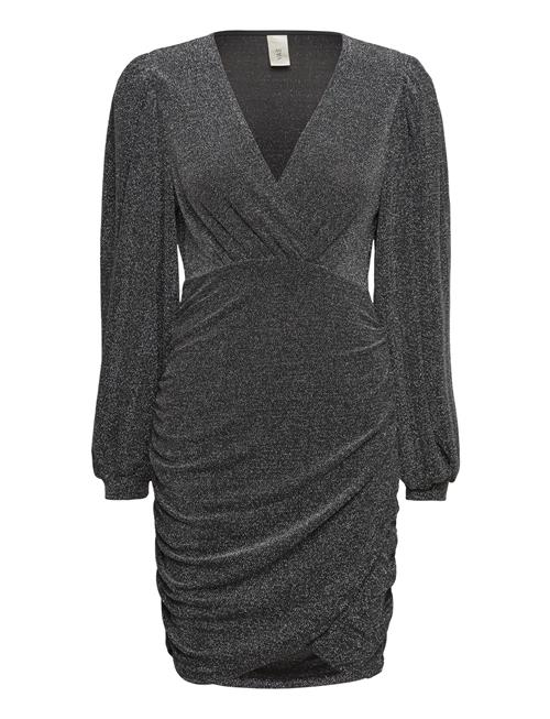 YAS Yastikka Ls Glitter Dress - Show YAS Black