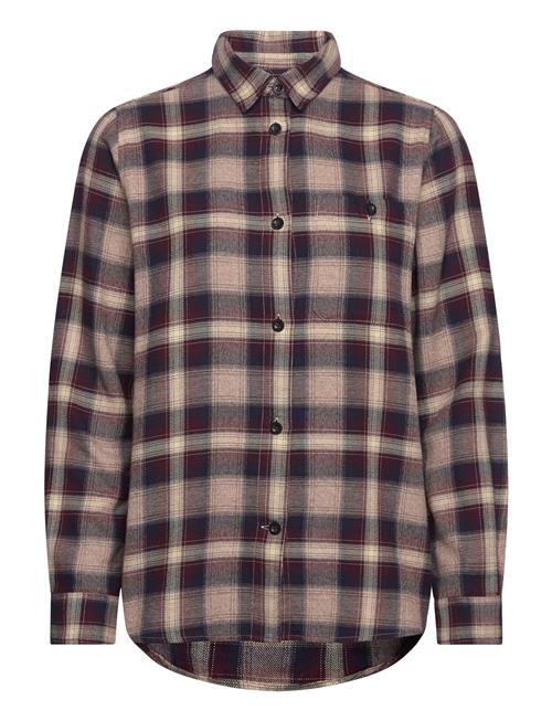 Se Peak Performance W Cotton Flannel Shirt-141 Check Peak Performance Patterned ved Booztlet