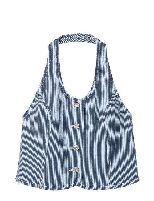 LMTD Nlfricte Twi Sl Waistcoat LMTD Blue