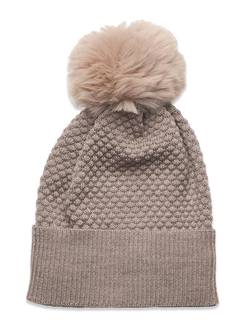 Se mp Denmark Oslo Beanie - Fake Fur Mp Denmark Beige ved Booztlet