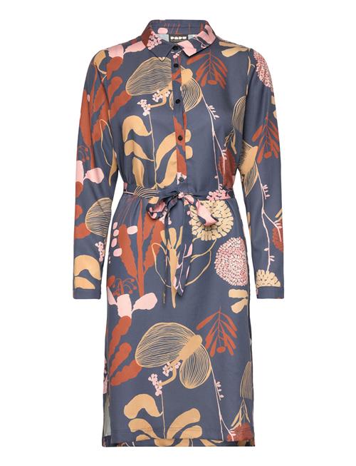 Papu Shirt Dress, Wild Garden Papu Blue