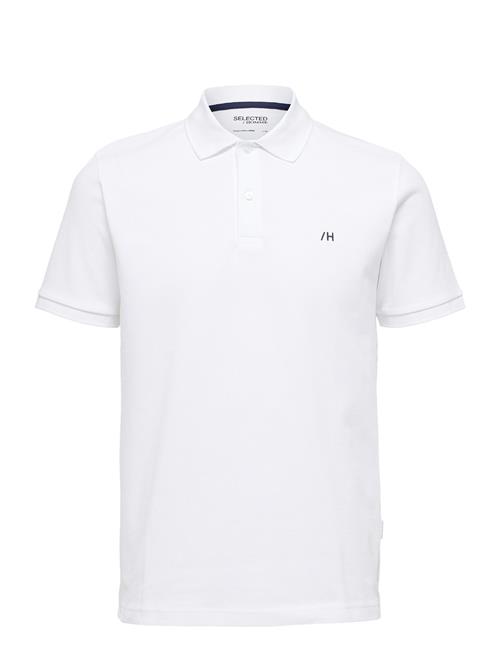 Se Selected Homme Slhdante Ss Polo Noos Selected Homme White ved Booztlet