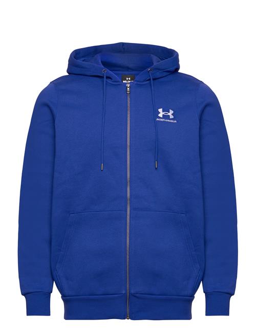 Se Under Armour Ua Essential Fleece Fz Hood Under Armour Blue ved Booztlet