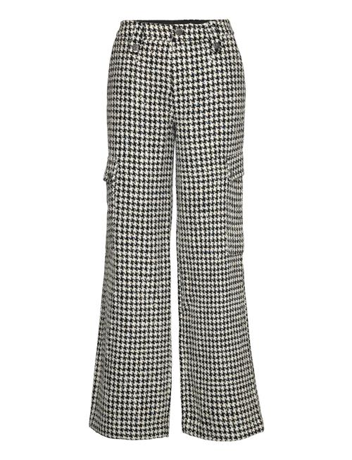 ROTATE Birger Christensen Pants Sparkly Houndstooth ROTATE Birger Christensen Black