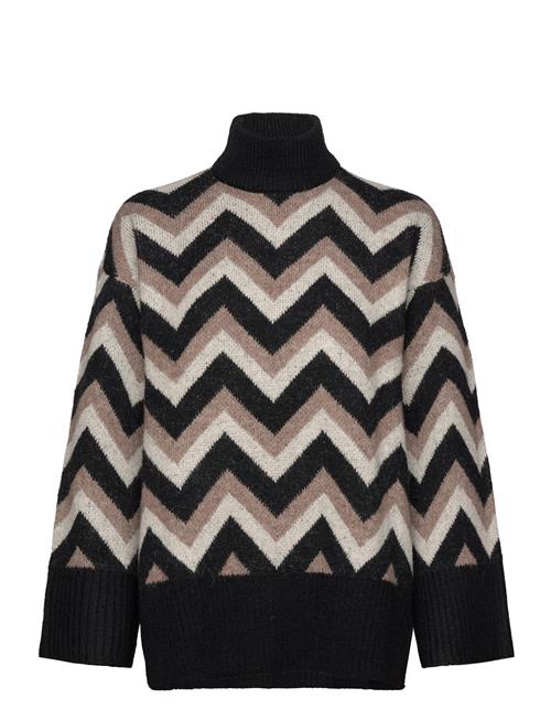 Se Vero Moda Vmkalina Ls Highneck Long Pullover Ga Vero Moda Black ved Booztlet