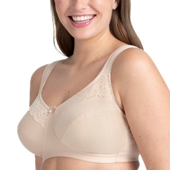 Miss Mary of Sweden Miss Mary Cotton Now Soft Bra Bh Beige B 85 Dame