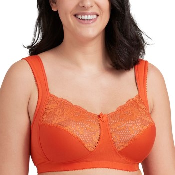 Miss Mary of Sweden Miss Mary Lovely Lace Soft Bra Bh Orange B 80 Dame