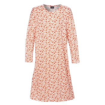 Se Trofé Trofe Bamboo Long Sleeve Dress Orange mønster Small Dame ved Timarco