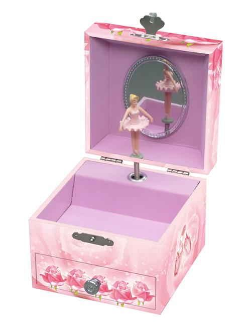 Se Magni Toys Jewelry Box With Ballerina And Music Magni Toys Pink ved Booztlet