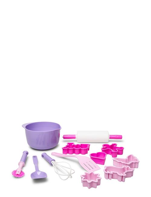 Dantoy My Little P. Baking Set In Net 12 Pcs Dantoy Pink