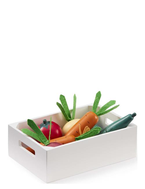 Se Kid's Concept Mixed Vegetable Box Bistro Kid's Concept Patterned ved Booztlet