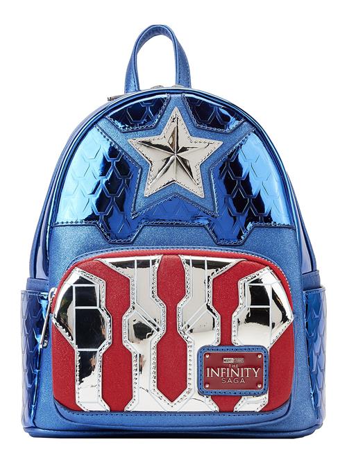 Funko! Loungefly Mini Backpack 2 Shine Captain Ame Funko Blue