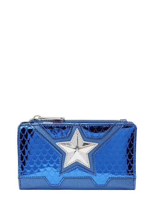 Funko! Loungefly Wallet Shine Captain America Funko Blue