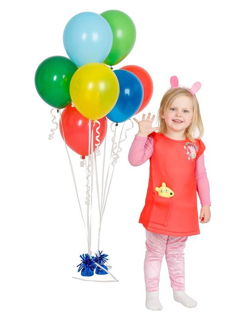 Joker Costume Peppa Pig Red Dress 4-6 Joker Patterned