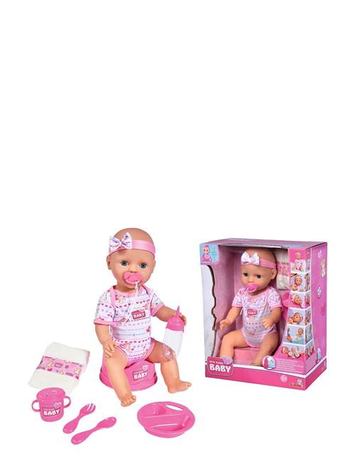 New Born Baby Doll, Pink Accessories Simba Toys Pink