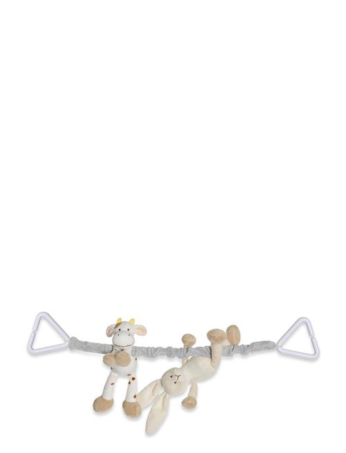 Diinglisar, Pram Hanger, Rabbit & Cow Teddykompaniet Grey