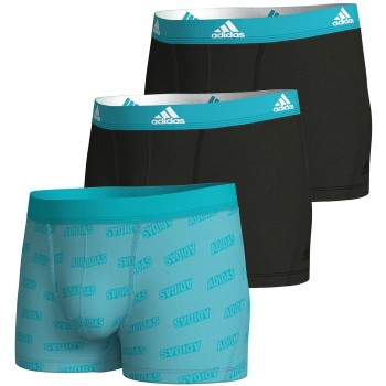 adidas 3P Active Flex Cotton Trunk Turkis Mønster bomuld Medium Herre