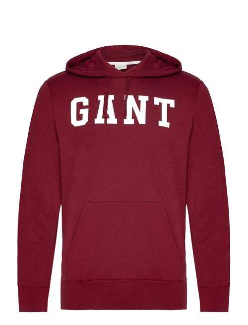 GANT Gant Logo Sweat Hoodie GANT Burgundy