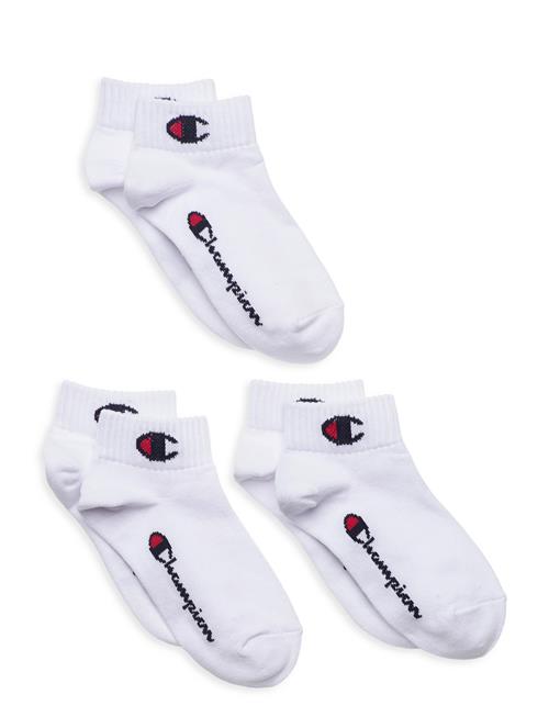 3Pk Quarter Socks Champion White