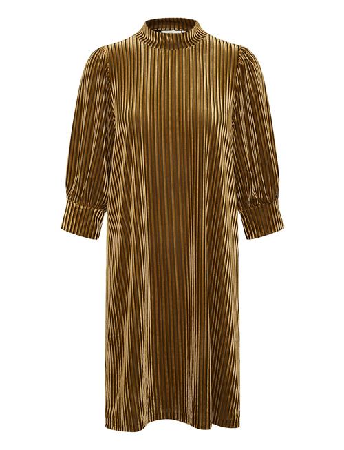 Kaffe Kacaca Dress Kaffe Gold