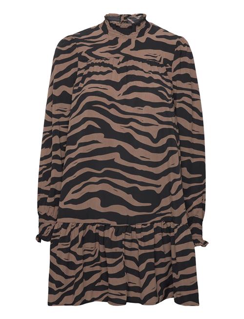 Vero Moda Vmshilah Naja High Neck Dress Wvn Ga Vero Moda Brown