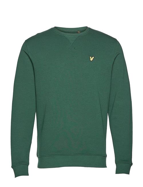 Se Lyle & Scott Crew Neck Sweatshirt Lyle & Scott Green ved Booztlet