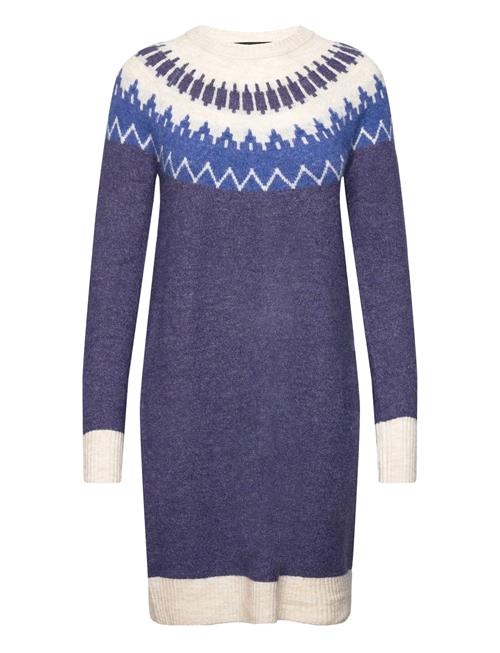 Vero Moda Vmsim Ls Nordic Dress Ga Rep Lcs Vero Moda Blue