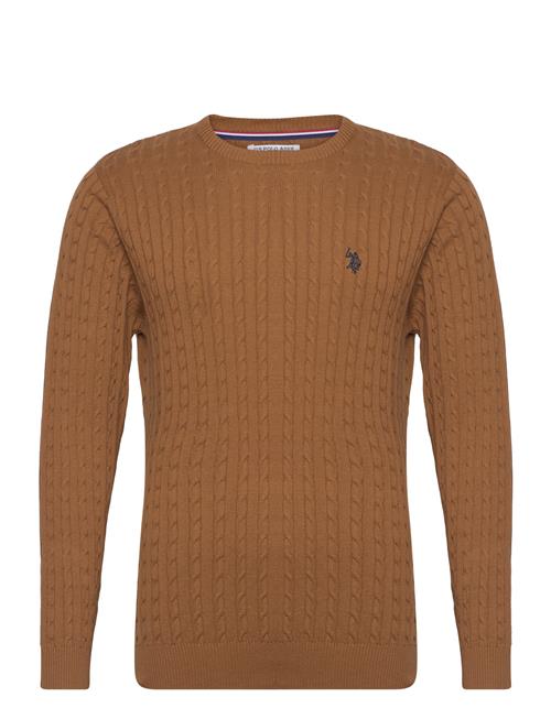 Se U.S. Polo Assn. Uspa Knit Archi Men U.S. Polo Assn. Beige ved Booztlet