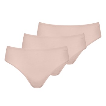 Mey Trusser 3P Organic Cotton American Briefs Beige bomuld 40 Dame