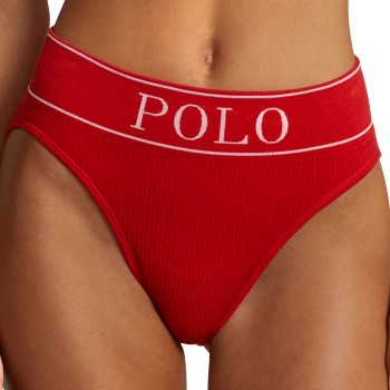 Polo Ralph Lauren Trusser High Waist Brief Rød Large Dame