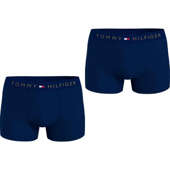 Tommy Hilfiger 2P Gold WB Trunk Marineblå bomuld Large Herre