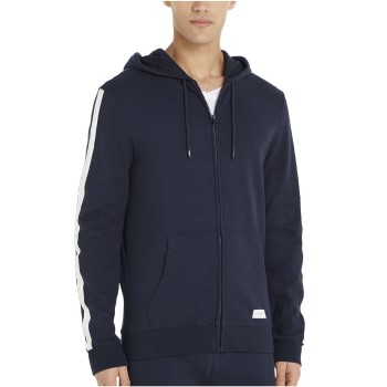 Se Tommy Hilfiger HWK FZ Hoodie Marineblå bomuld X-Large Herre ved Timarco