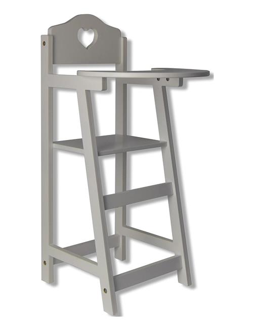 Se Happy Friend Happy Friend Doll High Chair Happy Friend Grey ved Booztlet