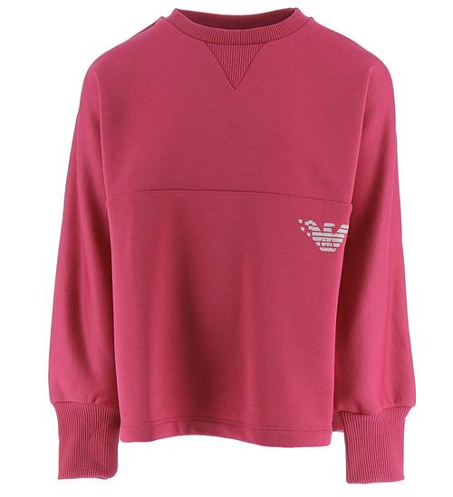 Se Emporio Armani Emporio Armani Sweatshirt - Cabaret m. GrÃ¥ ved KidsWorld