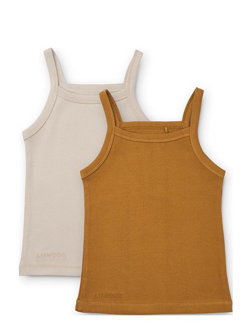 Se Liewood Naomi Singlet 2-Pack Liewood Orange ved Booztlet