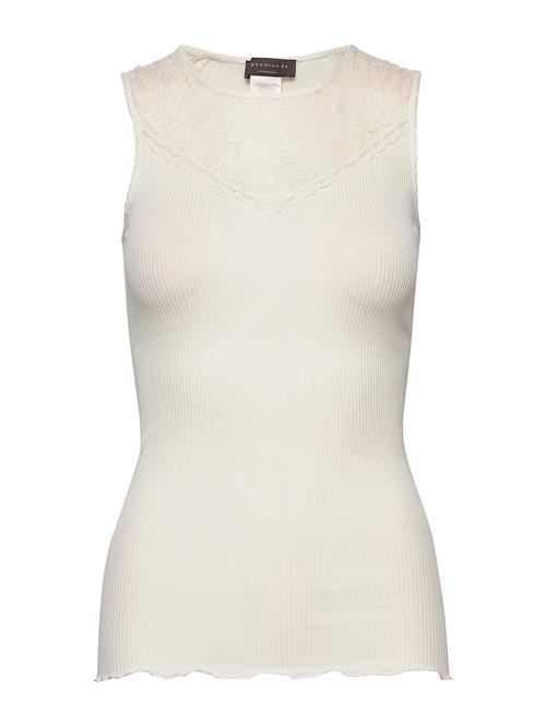 Rosemunde Silk Top Regular W/ Lace Rosemunde Cream