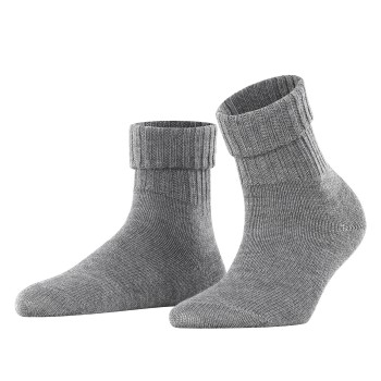 Burlington Strømper Plymouth Wool Sock Lysegrå uld Str 36/41 Dame