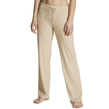 Calida Home Hub Pants Creme bomuld Small Dame