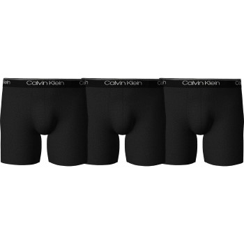 Calvin Klein 3P Micro Stretch Boxer Brief Sort polyester Medium Herre