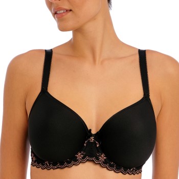 Freya Bh Off Beat Underwire Moulded Spacer Bra Sort polyester G 70 Dame