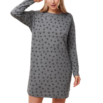 Triumph Endless Comfort Long Sleeve Nightdress Mørkgrå  38 Dame