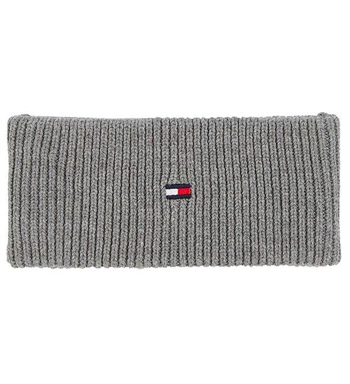 Tommy Hilfiger Tommy Hilfiger PandebÃ¥nd - Strik - Small Flag - Light Grey Heath